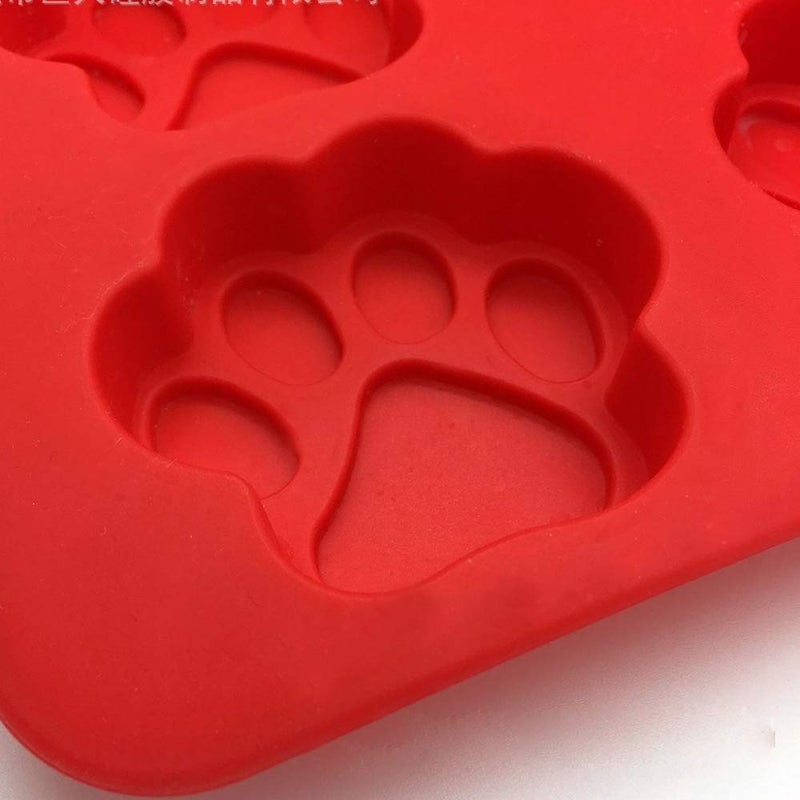 Charmed 2 Pc Silicone Mold Puppy Dog Paw & Bone Shape - Image 3